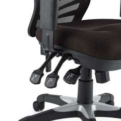Articulate Brown Mesh Office Chair - Ornate Home