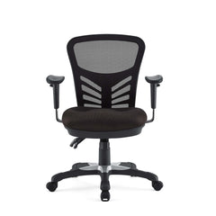 Articulate Brown Mesh Office Chair - Ornate Home