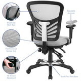 Articulate Gray Mesh Office Chair - Ornate Home