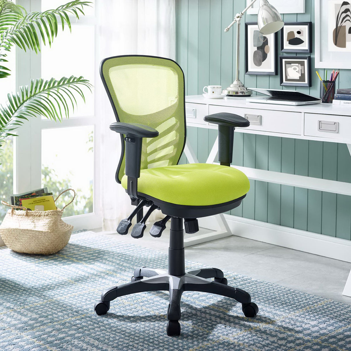 Articulate Green Mesh Office Chair - Ornate Home