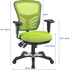 Articulate Green Mesh Office Chair - Ornate Home