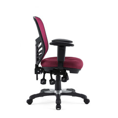 Articulate Red Mesh Office Chair - Ornate Home