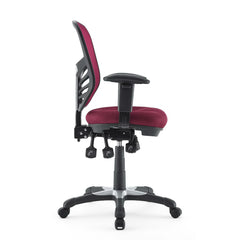Articulate Red Mesh Office Chair - Ornate Home