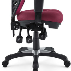 Articulate Red Mesh Office Chair - Ornate Home