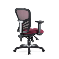 Articulate Red Mesh Office Chair - Ornate Home