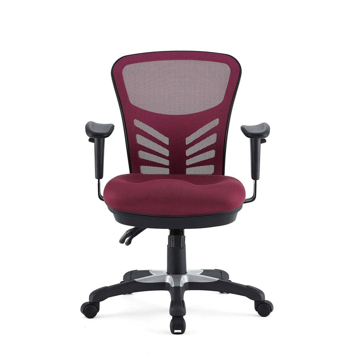 Articulate Red Mesh Office Chair - Ornate Home