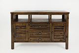 Artisan's Craft Dakota Oak 50 Media Console - Ornate Home