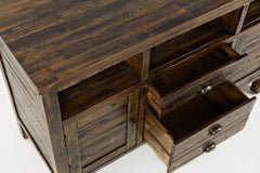 Artisan's Craft Dakota Oak 50 Media Console - Ornate Home