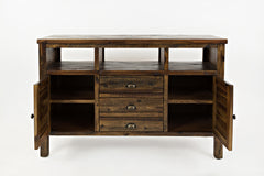 Artisan's Craft Dakota Oak 50 Media Console - Ornate Home