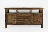 Artisan's Craft Dakota Oak 60 Media Console - Ornate Home