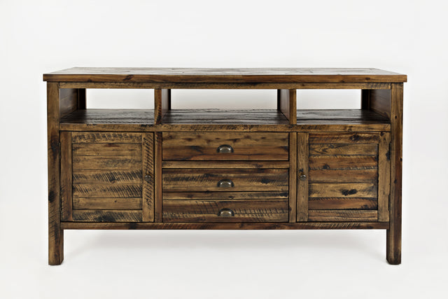 Artisan's Craft Dakota Oak 60 Media Console - Ornate Home
