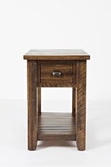 Artisan's Craft Dakota Oak Chairside Table - Ornate Home