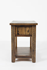 Artisan's Craft Dakota Oak Chairside Table - Ornate Home