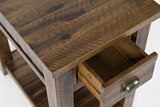 Artisan's Craft Dakota Oak Chairside Table - Ornate Home