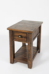 Artisan's Craft Dakota Oak Chairside Table - Ornate Home