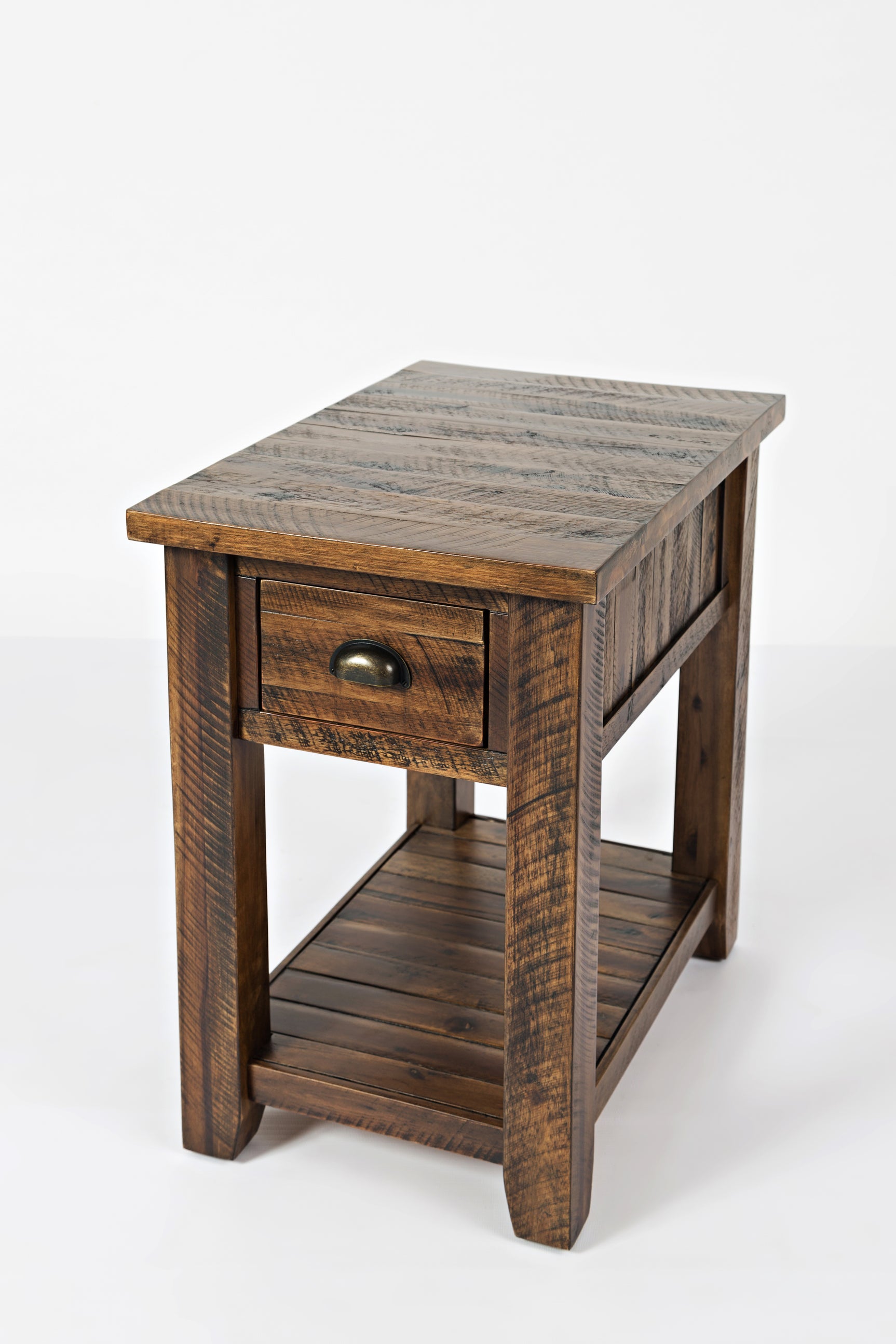 Artisan's Craft Dakota Oak Chairside Table - Ornate Home