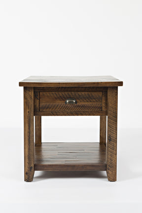 Artisan's Craft Dakota Oak End Table - Ornate Home