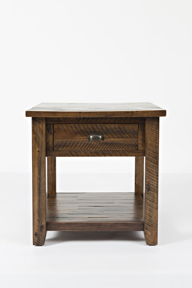 Artisan's Craft Dakota Oak End Table - Ornate Home