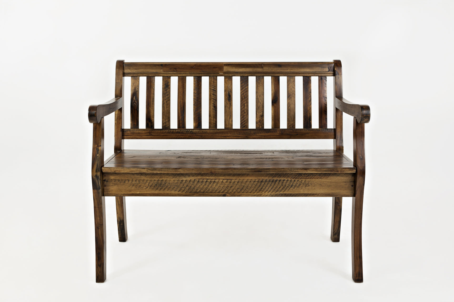 Artisan's Craft Dakota Oak Storage Bench - Ornate Home
