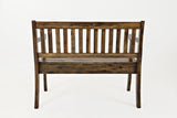 Artisan's Craft Dakota Oak Storage Bench - Ornate Home