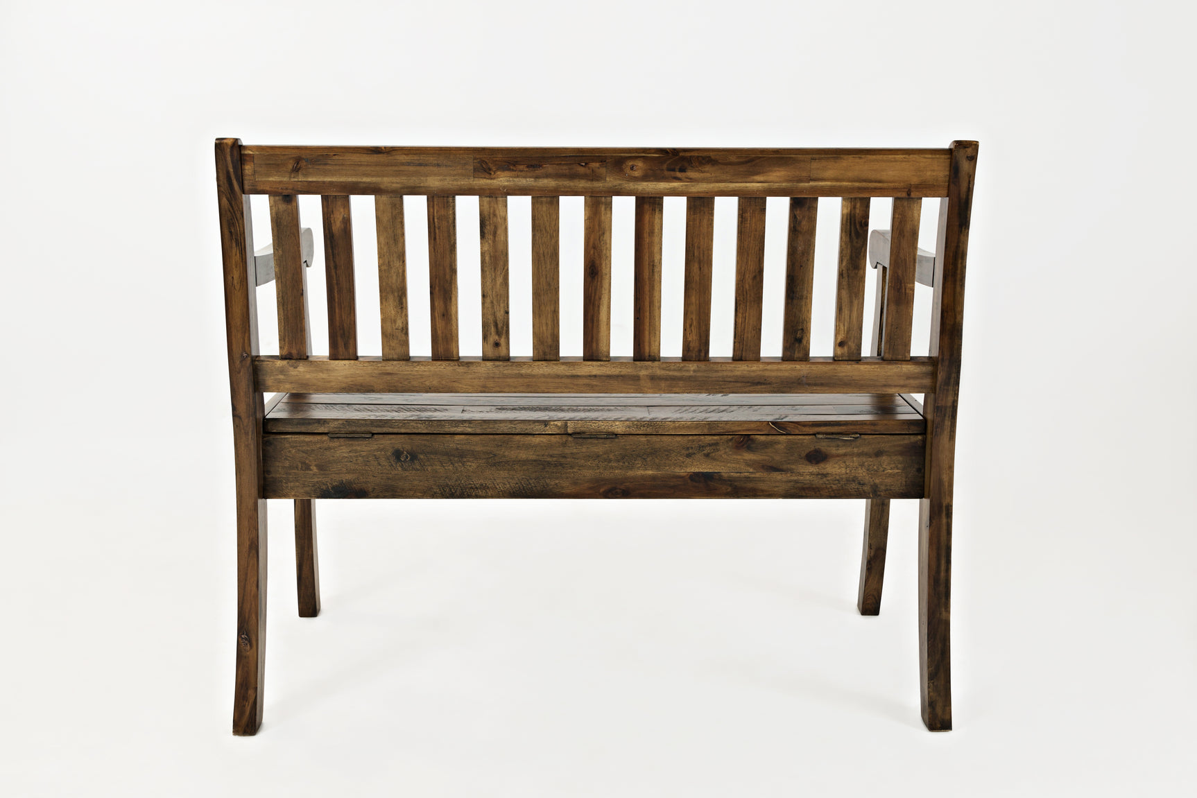Artisan's Craft Dakota Oak Storage Bench - Ornate Home