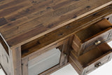 Artisan's Craft Dakota Oak Storage Console - Ornate Home