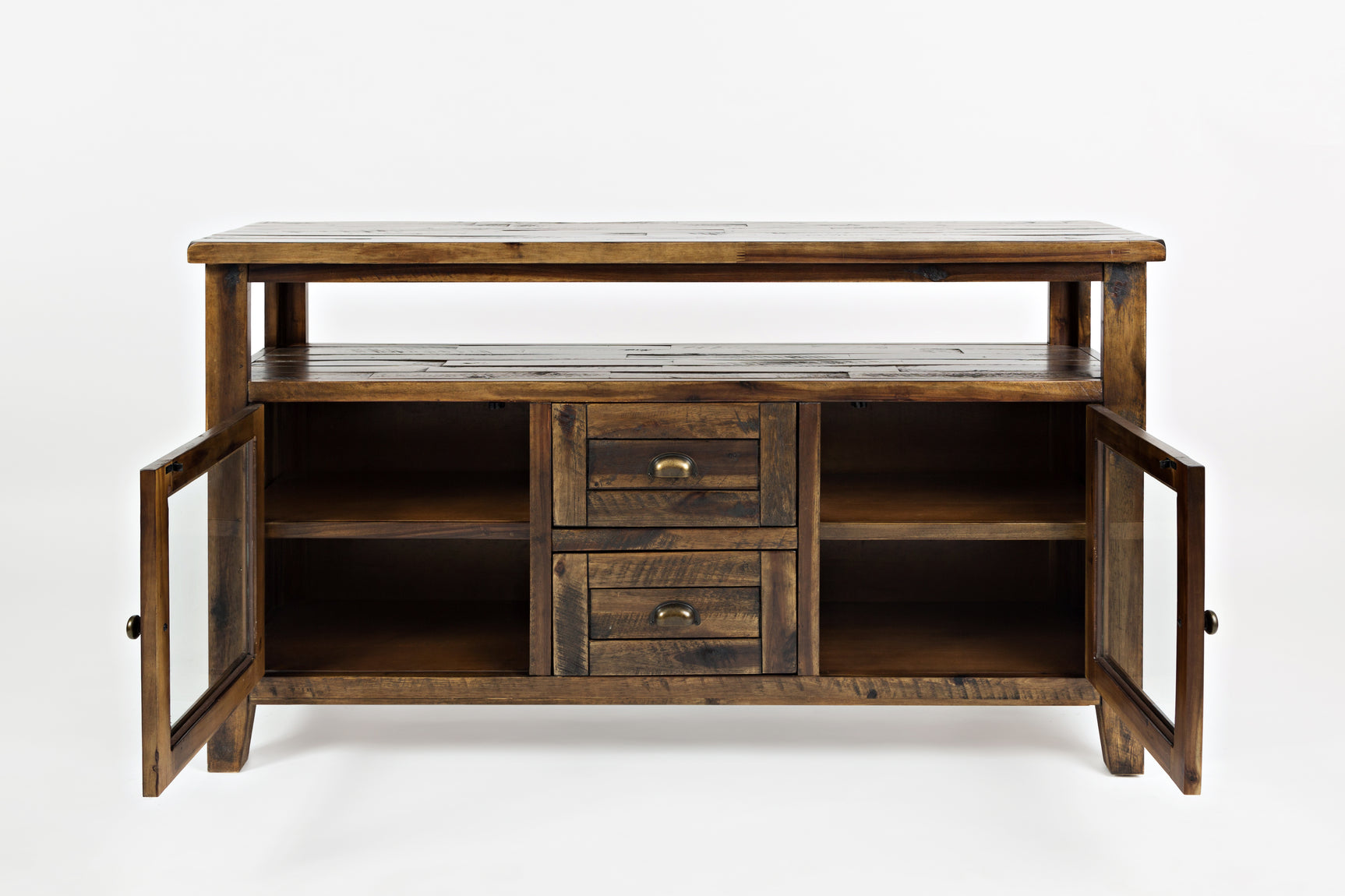 Artisan's Craft Dakota Oak Storage Console - Ornate Home