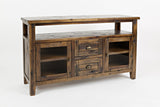 Artisan's Craft Dakota Oak Storage Console - Ornate Home