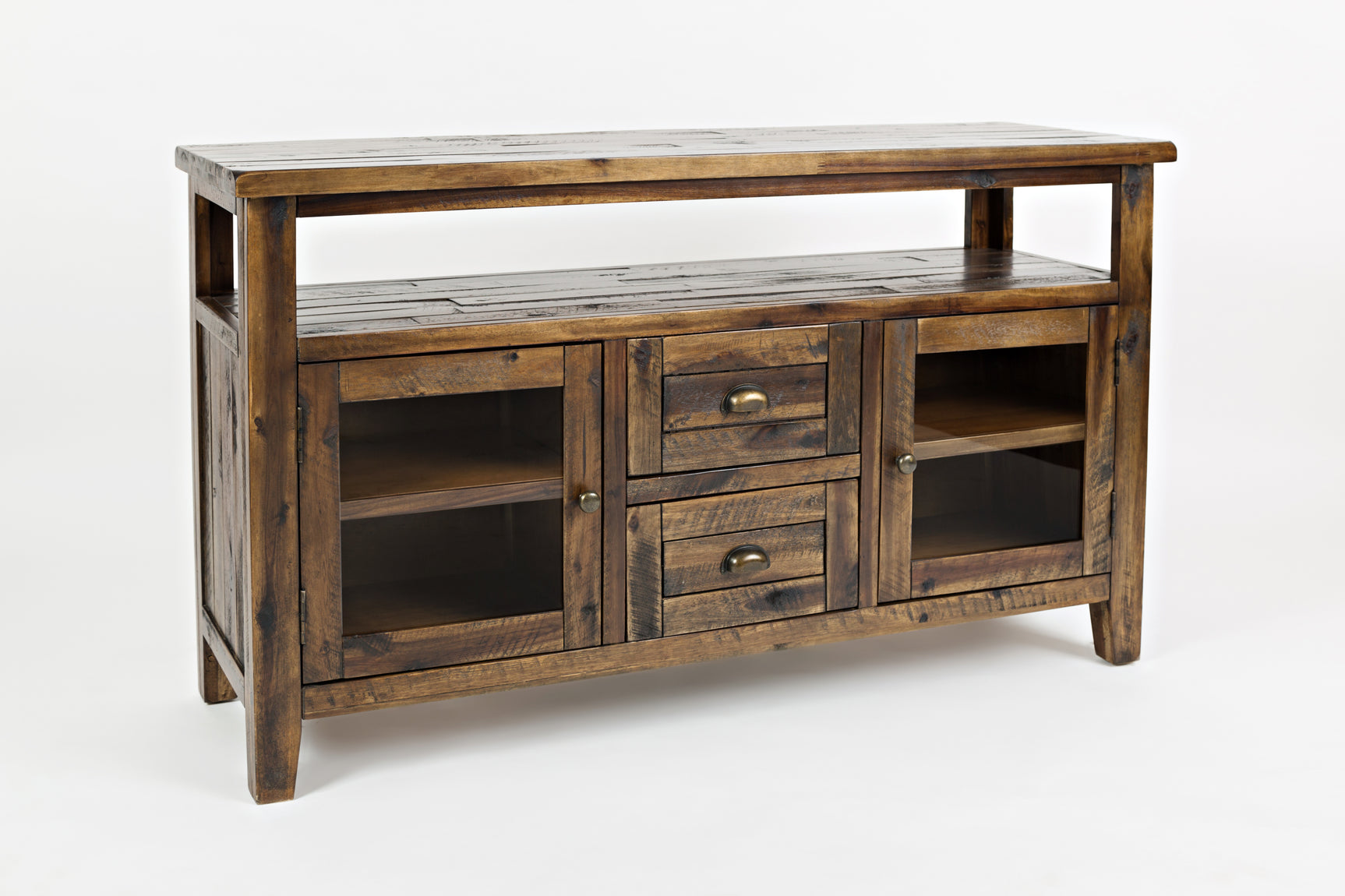 Artisan's Craft Dakota Oak Storage Console - Ornate Home