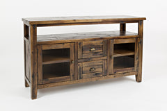 Artisan's Craft Dakota Oak Storage Console - Ornate Home
