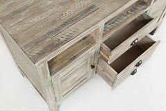 Artisan's Craft Washed Grey 50 Media Console - Ornate Home