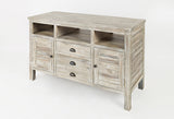 Artisan's Craft Washed Grey 50 Media Console - Ornate Home