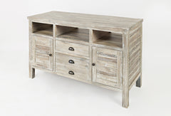 Artisan's Craft Washed Grey 50 Media Console - Ornate Home
