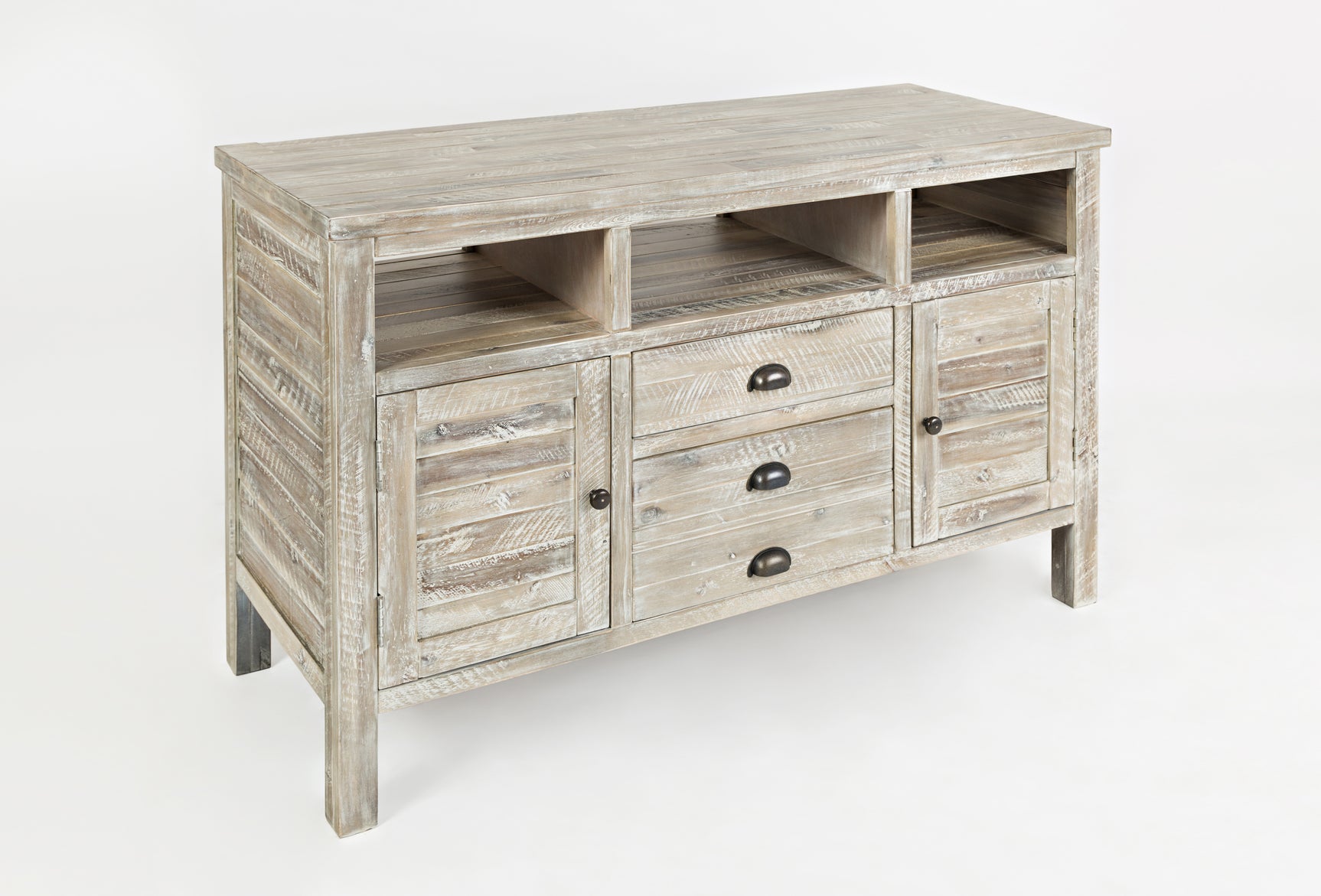 Artisan's Craft Washed Grey 50 Media Console - Ornate Home