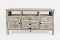Artisan's Craft Washed Grey 60 Media Console - Ornate Home