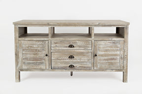 Artisan's Craft Washed Grey 60 Media Console - Ornate Home