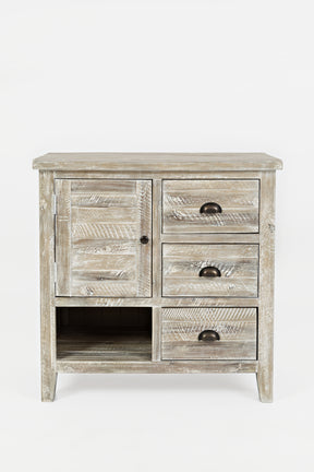 Artisan's Craft Washed Grey Accent Chest - Ornate Home