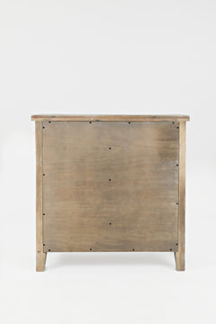 Artisan's Craft Washed Grey Accent Chest - Ornate Home