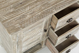 Artisan's Craft Washed Grey Accent Chest - Ornate Home