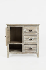 Artisan's Craft Washed Grey Accent Chest - Ornate Home
