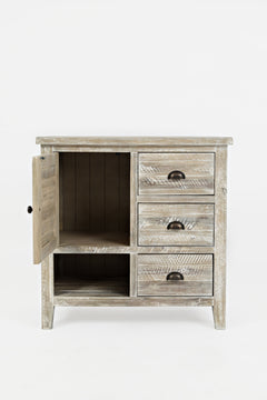 Artisan's Craft Washed Grey Accent Chest - Ornate Home