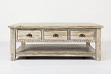 Artisan's Craft Washed Grey Cocktail Table - Ornate Home