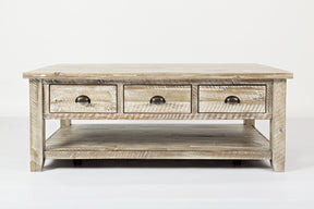 Artisan's Craft Washed Grey Cocktail Table - Ornate Home