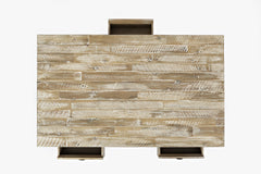 Artisan's Craft Washed Grey Cocktail Table - Ornate Home