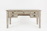 Artisan's Craft Washed Grey Desk - Ornate Home