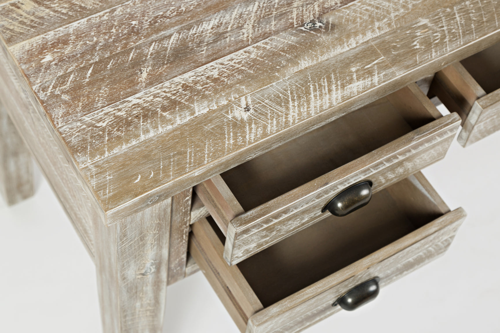 Artisan's Craft Washed Grey Desk - Ornate Home