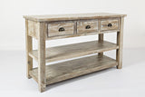 Artisan's Craft Washed Grey Sofa Table - Ornate Home