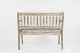 Artisan's Craft Washed Grey Storage Bench - Ornate Home