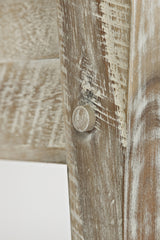 Artisan's Craft Washed Grey Storage Bench - Ornate Home