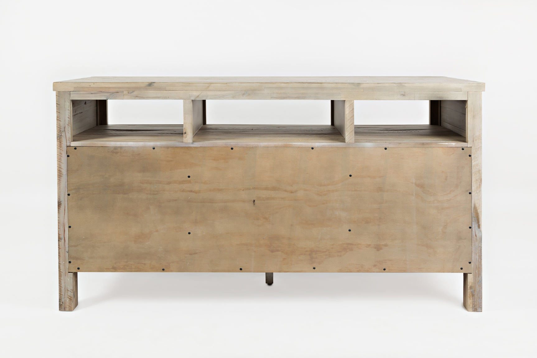 Artisan's Craft Washed Grey Storage Console - Ornate Home